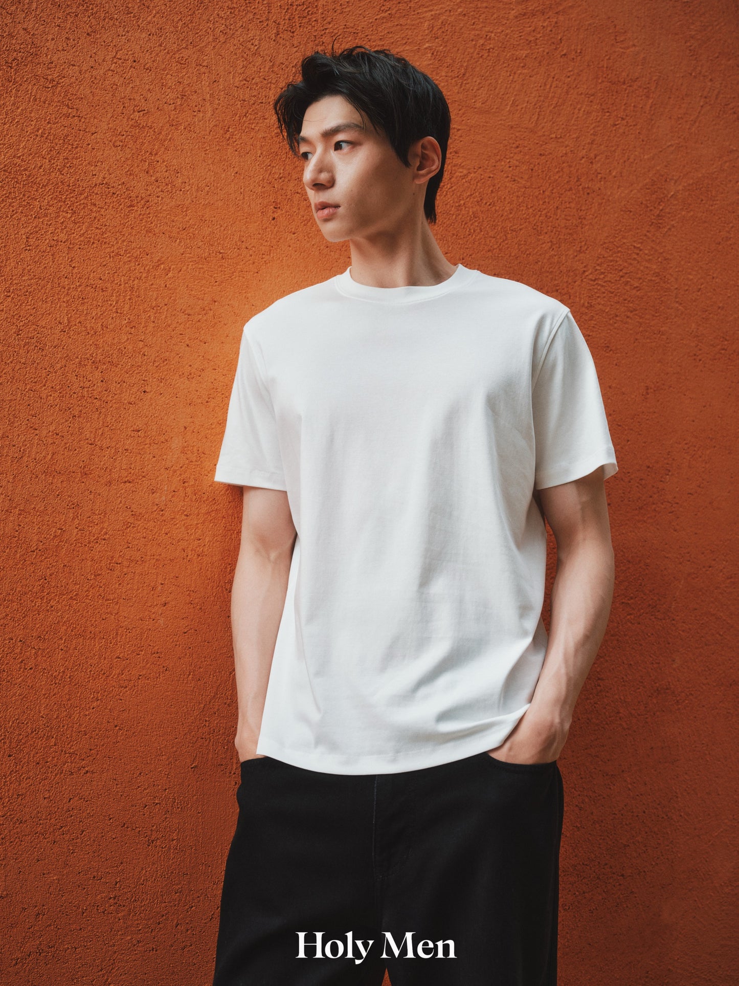 Men’s Silk-Blend Crewneck T-Shirt