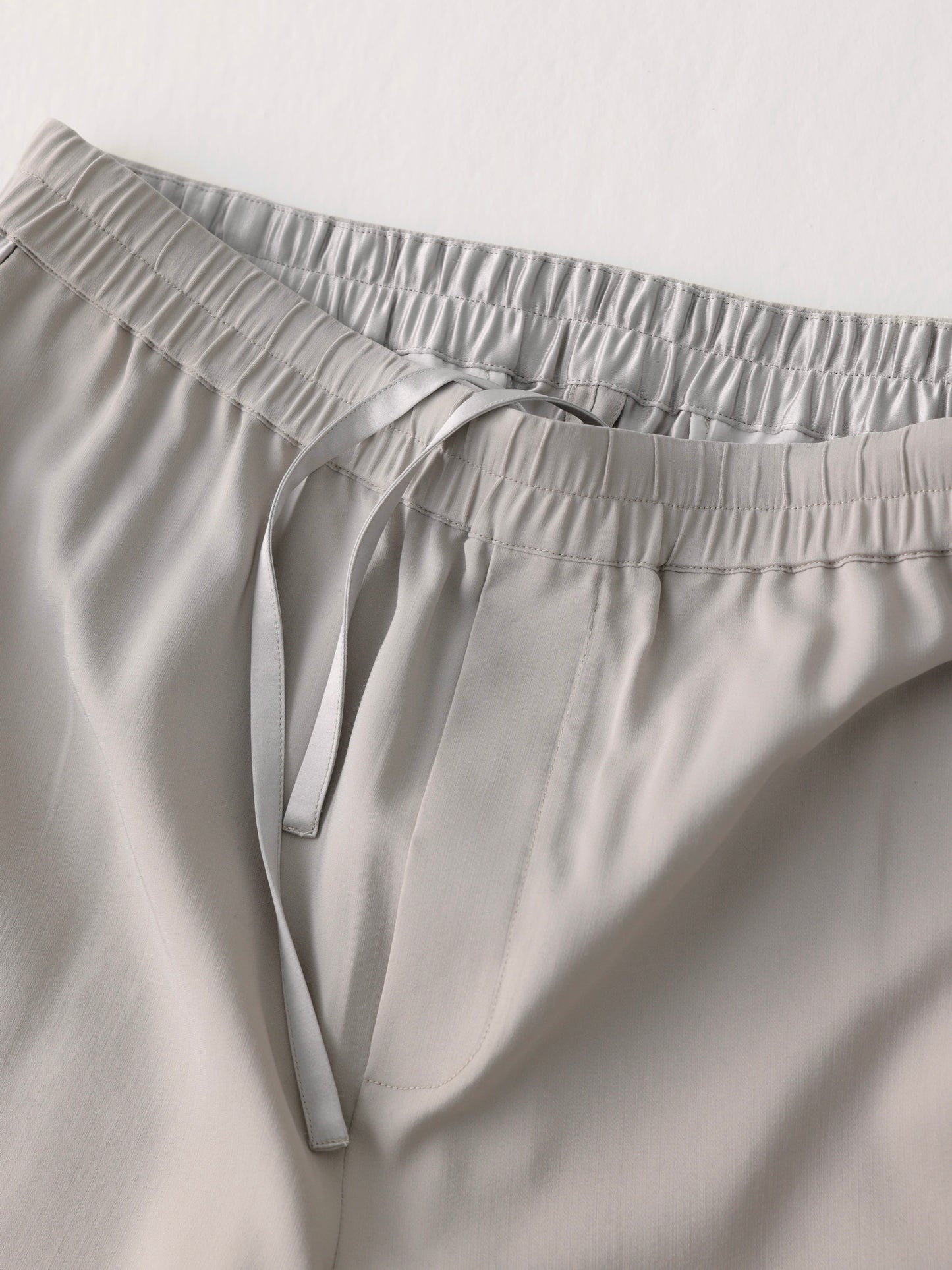 Men’s Silk-Wool Drawstring Trousers