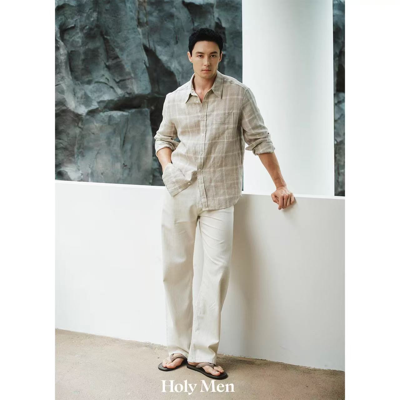Natural Linen Overshirt