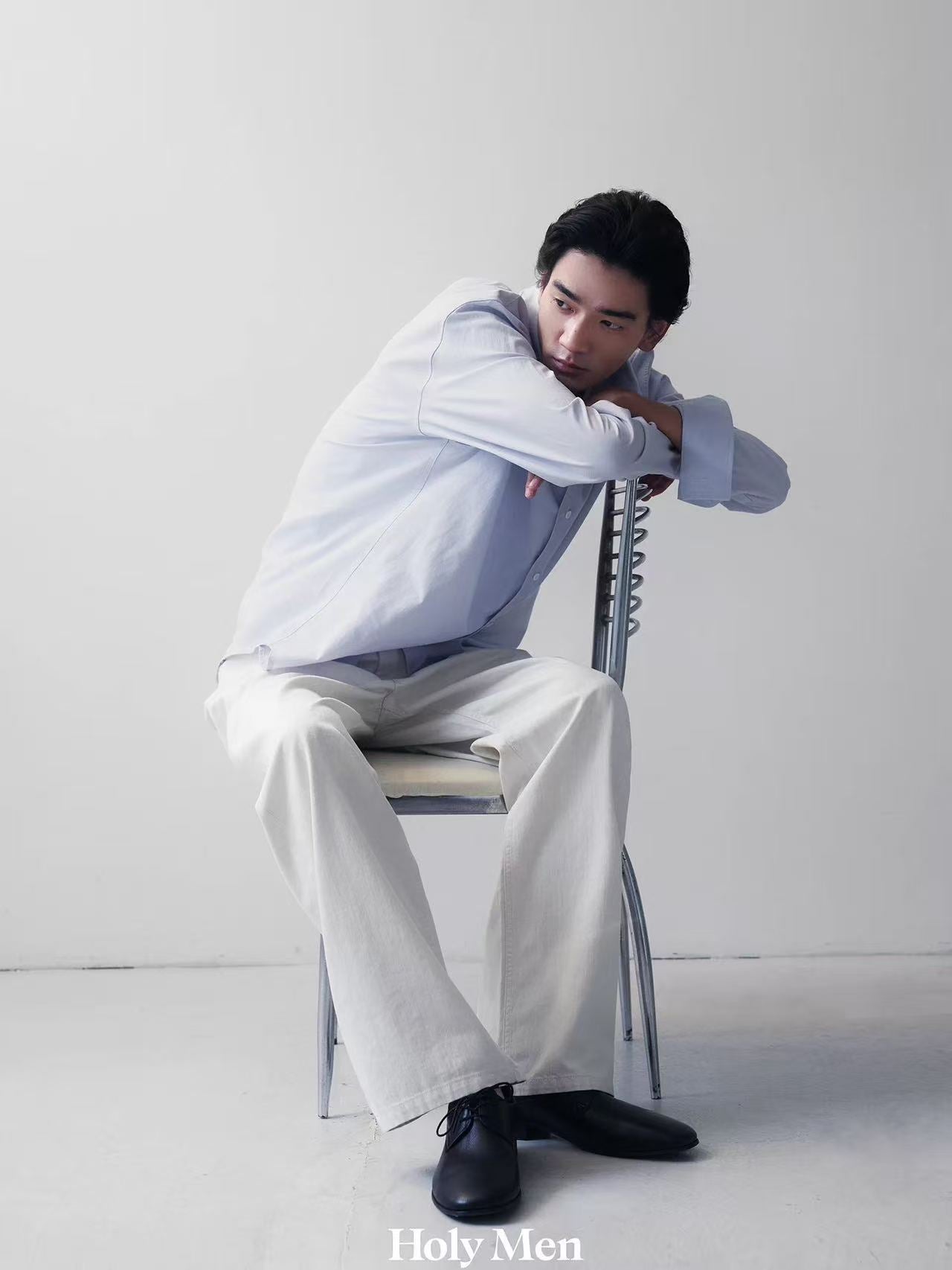 Silk-Cotton Relaxed Shirt