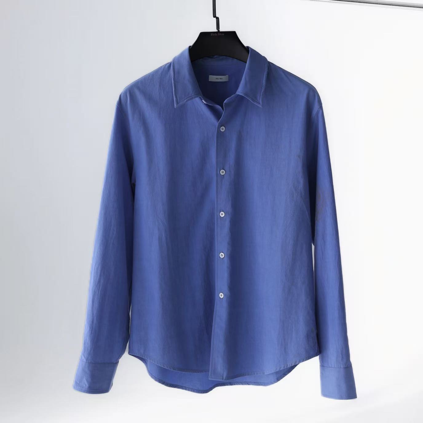 Silk-Cotton Relaxed Shirt