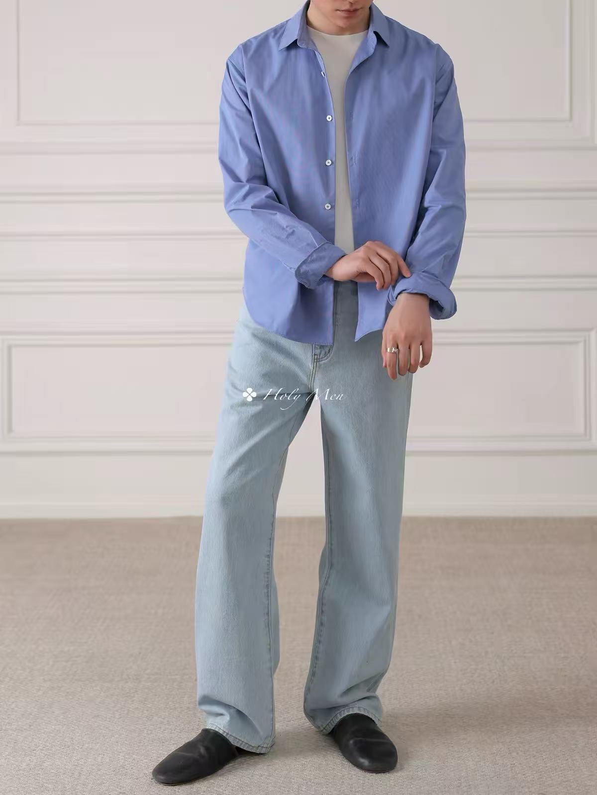 Premium Cotton Relaxed Shirt