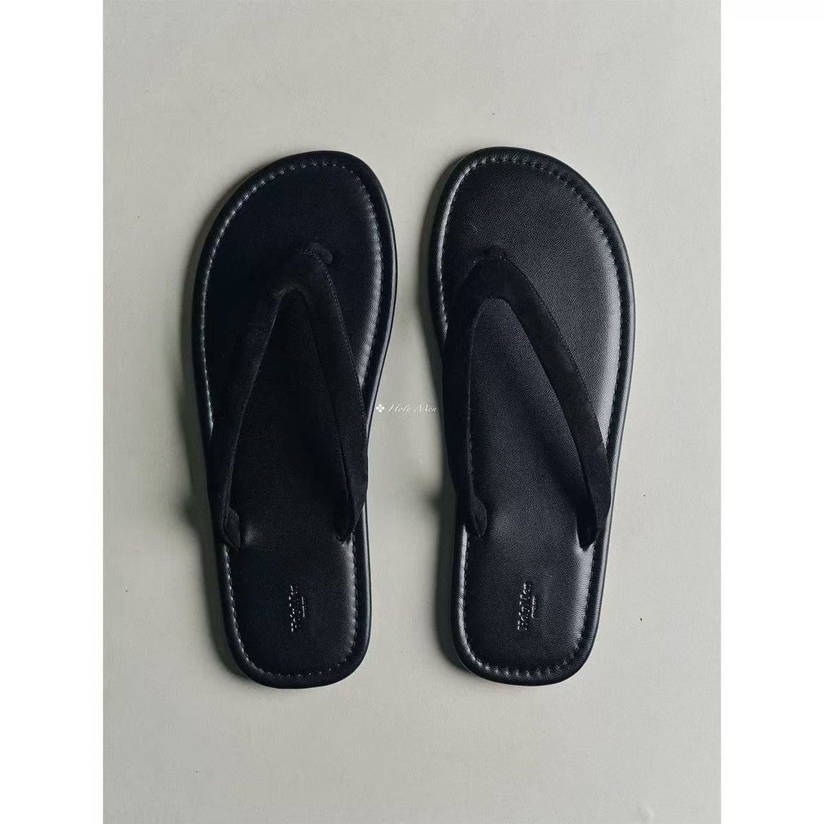 Minimalist Leather Thong Sandals