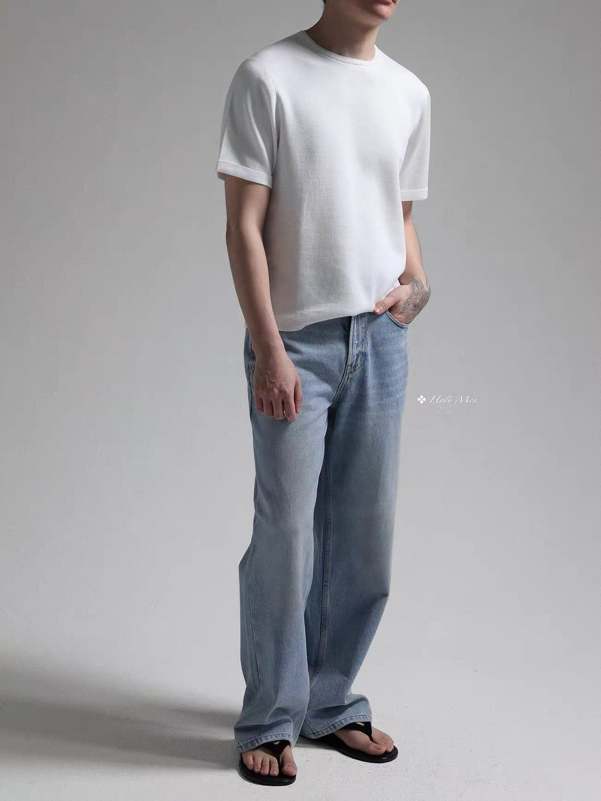 Relaxed Wide-Leg Denim