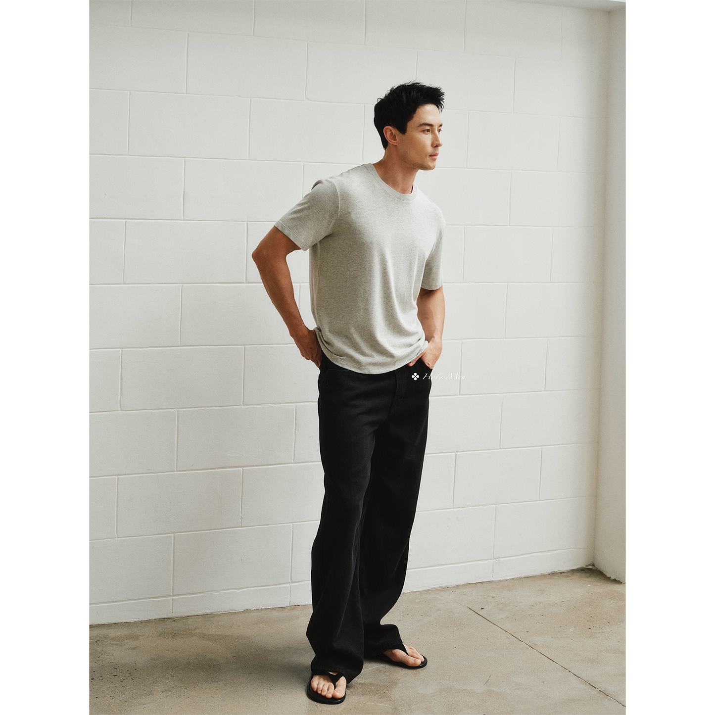 Cotton-Lyocell Linen Blend T-Shirt