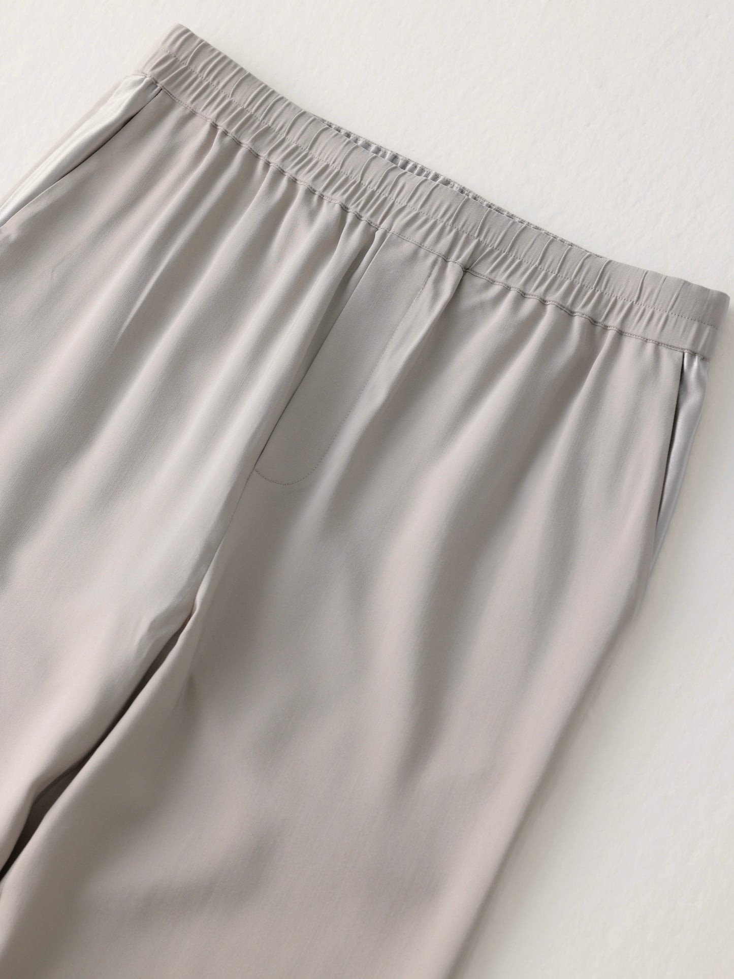 Men’s Silk-Wool Drawstring Trousers
