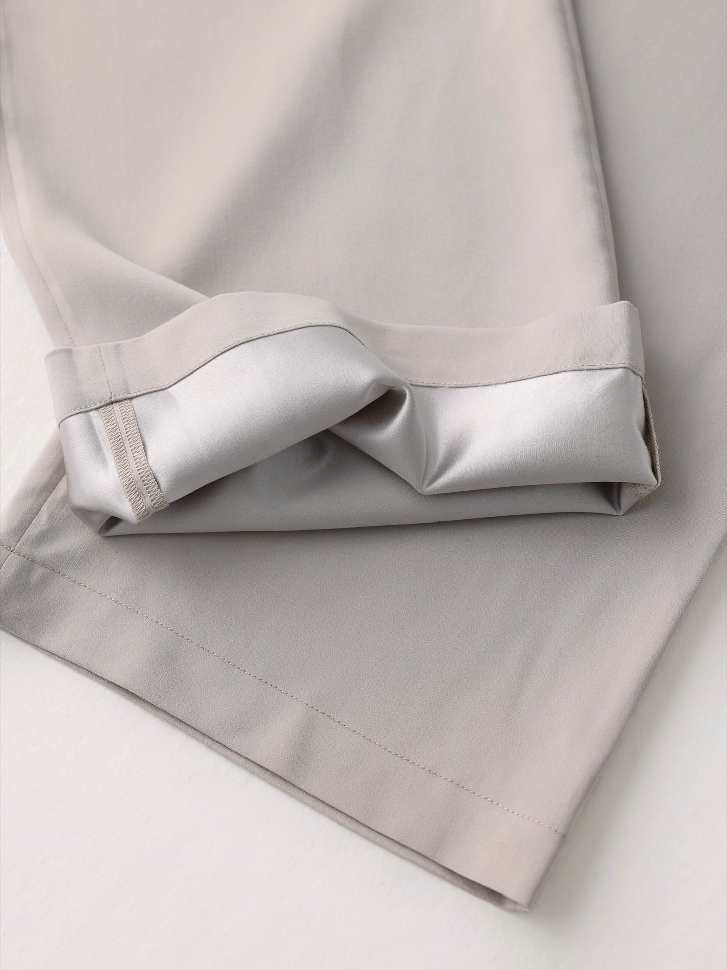 Men’s Silk-Wool Drawstring Trousers